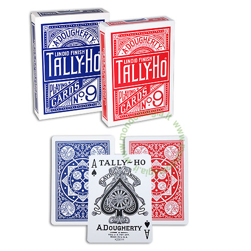 Tally Ho Fan Back rot bei Zaubershop Frenchdrop