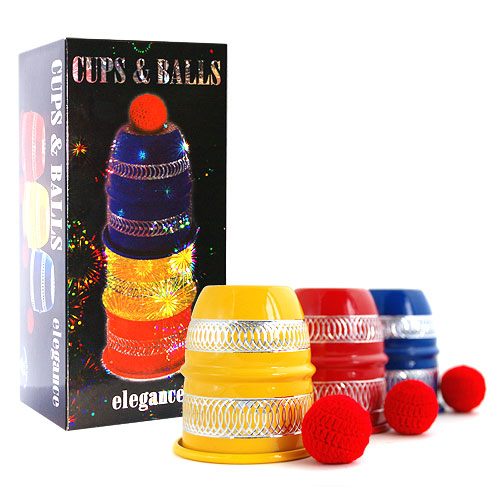 BUSSAEL Becherspiel Cups and balls Elegance bei Zaubershop Frenchdrop