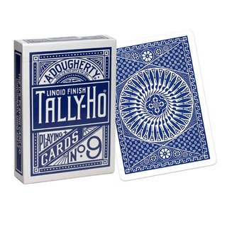 tally-ho-circle-back-blau Tally Ho Spielkarten blau Circle Back bei Zaubershop Frenchdrop