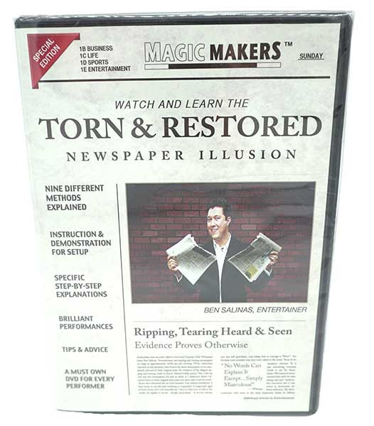 Torn & Restored Newspaper Illusion
