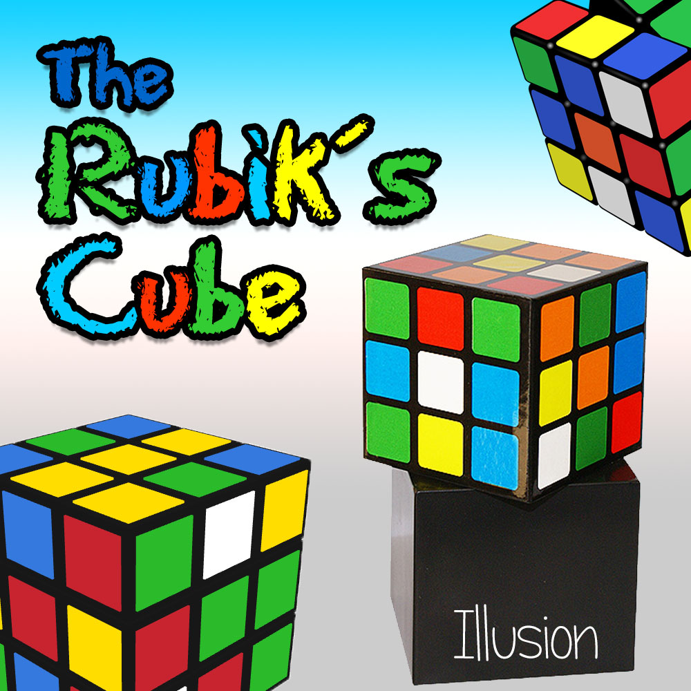 Zauberwürfel Rubiks Cube Illusion bei Zaubershop-Frenchdrop