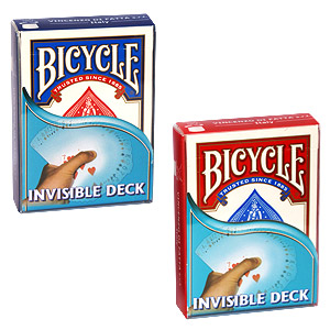 Bicycle - Invisible deck - rot | Trickspiel