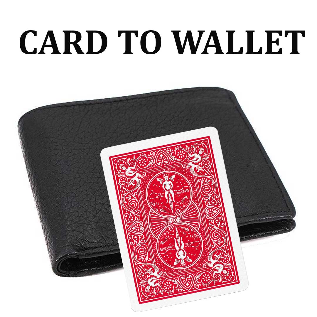 Card-to-Wallet Karte in Brieftasche - Card to Wallet bei Zaubershop Frenchdrop