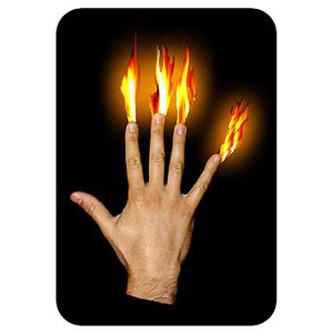 Brennende Finger - Flames at the Fingertips jetzt bei Zaubershop-Frenchdrop
