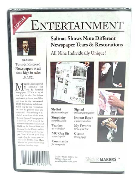 Torn & Restored Newspaper Illusion